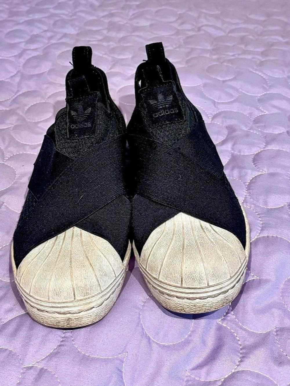 adidas Superstar Slip-On Black & White Sneakers